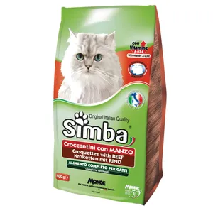 غذای خشک گربه مونگه مدل Simba وزن 0.4 کیلوگرم