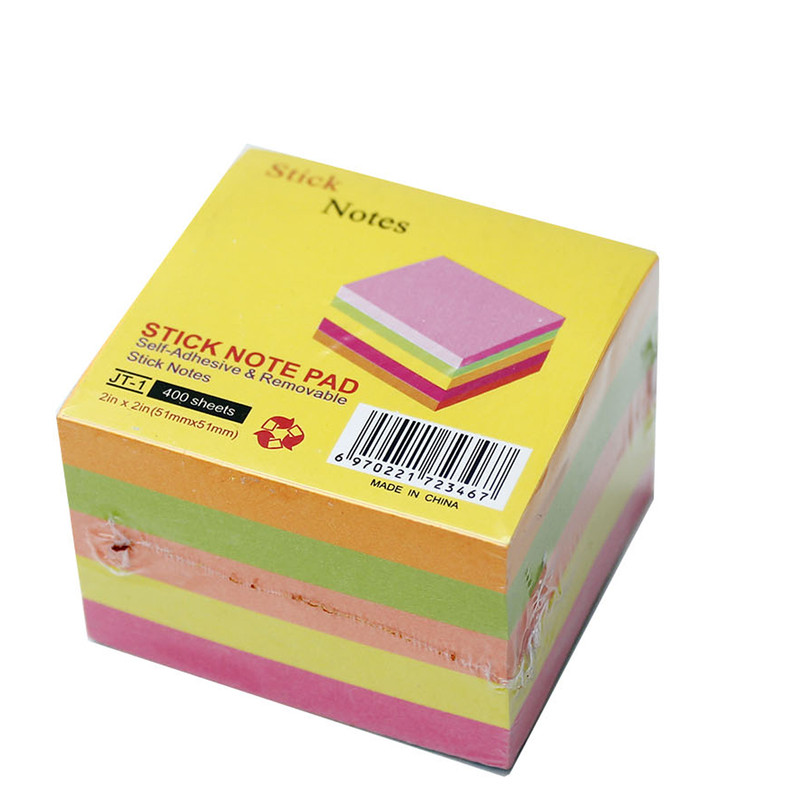 کاغذ یادداشت چسب دار استیک نوت پد کد 007 بسته 400 عددی