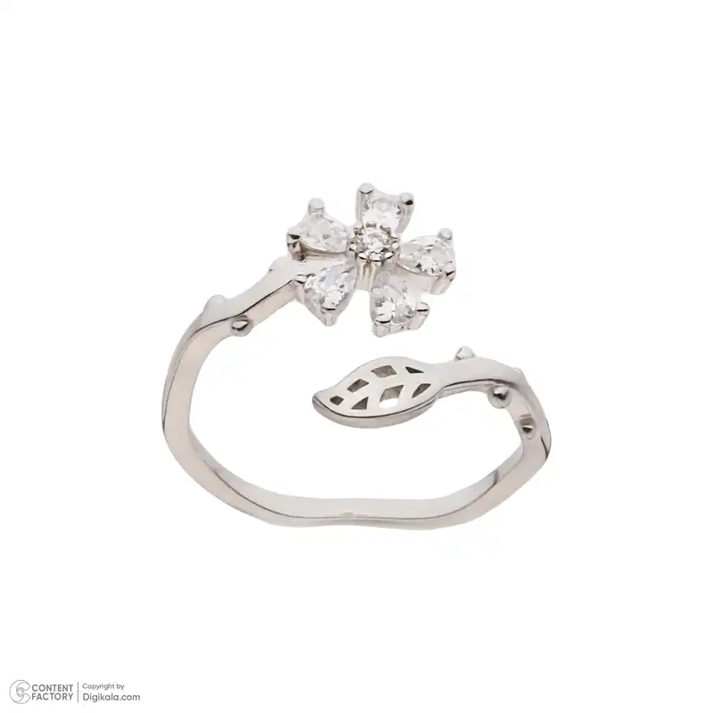 بند انگشتی نقره زنانه شهر جواهر مدل SJ-GB086