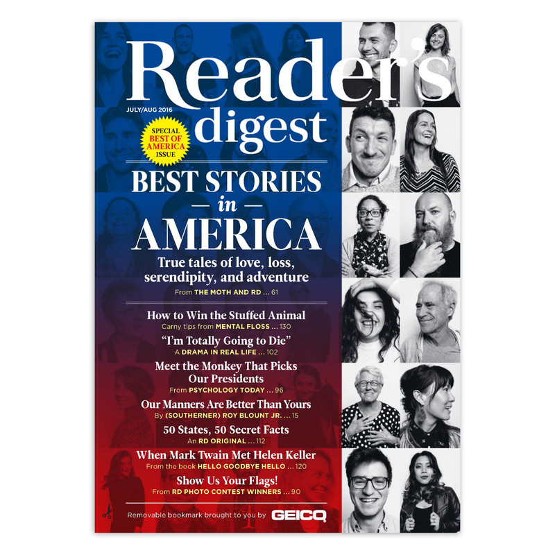 مجله Reader's Digest - جولای اگوست 2016