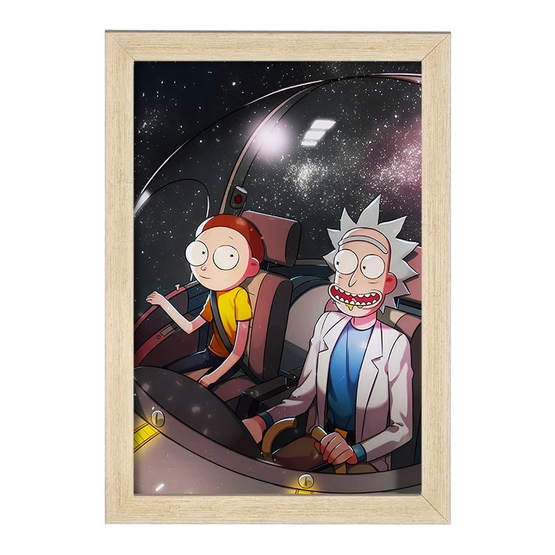 تابلو خندالو مدل ریک و مورتی (Rick and Morty) کد F4462
