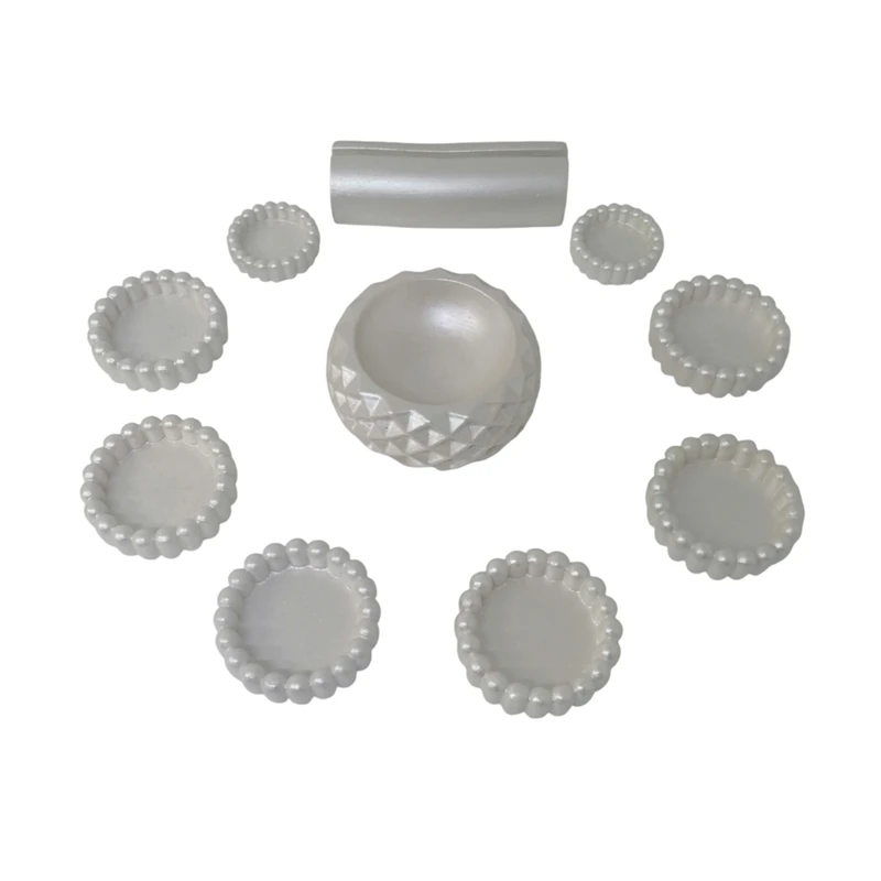 مجموعه ظروف هفت سین 10 پارچه مدل مرواریدی