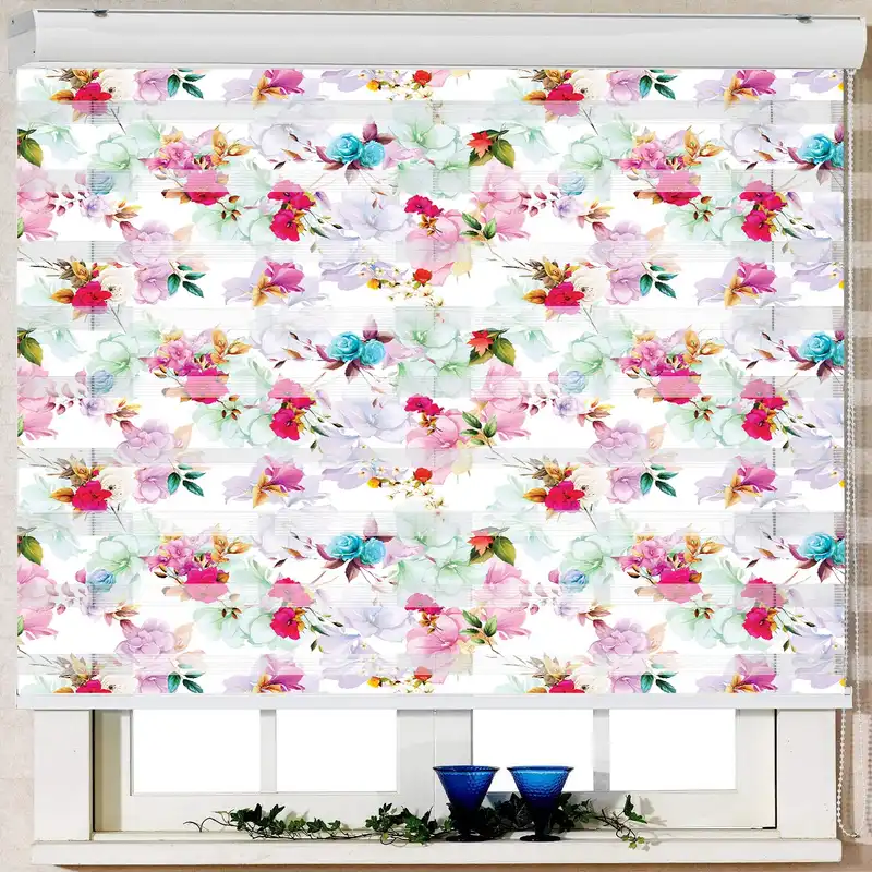 پرده زبرا زیو کد ZHO3137 سایز 180 × 140 سانتی‌ متر