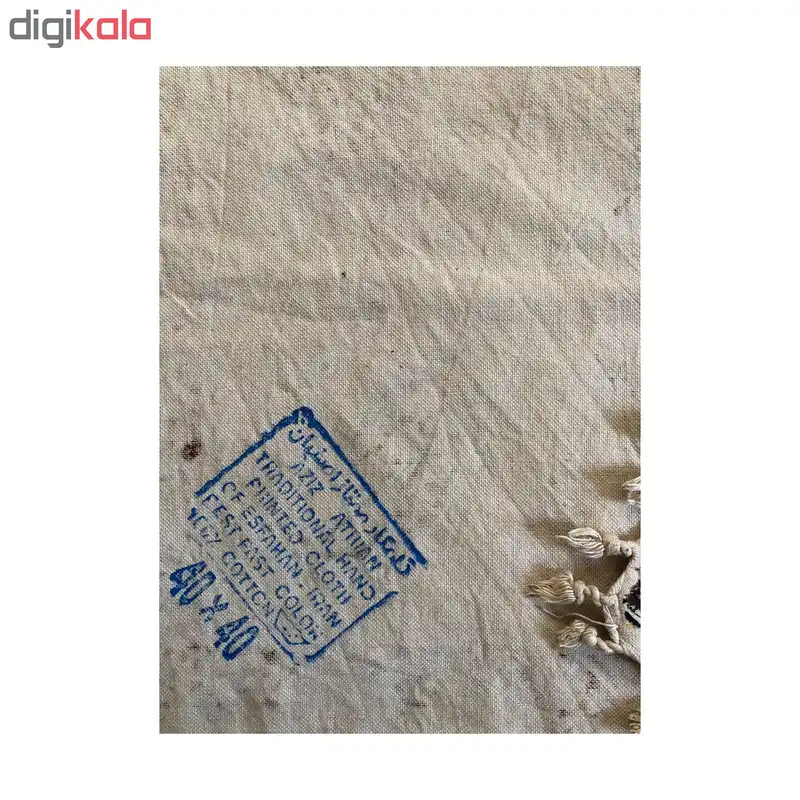 رومیزی قلمکار ممتاز اصفهان اثر عطريان طرح بته جقه مدل G75 سایز 40*40 سانتی متر