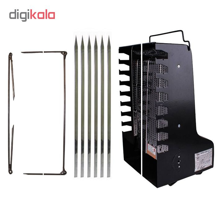 کباب پز  ضیافت مدل STAR-10 به همراه سیخ کباب و منقل