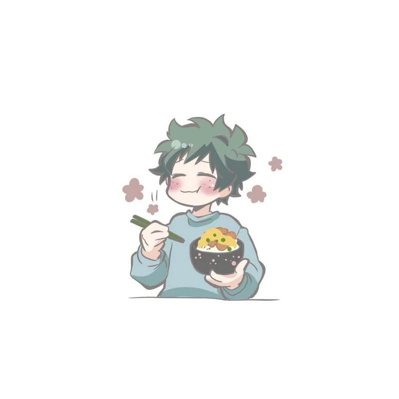 استیکر لپ تاپ و موبایل مدل انیمه طرح مدرسه قهرمانانه من ایزوکو میدوریا My Hero Academia Izuku Midoriya کد 3487