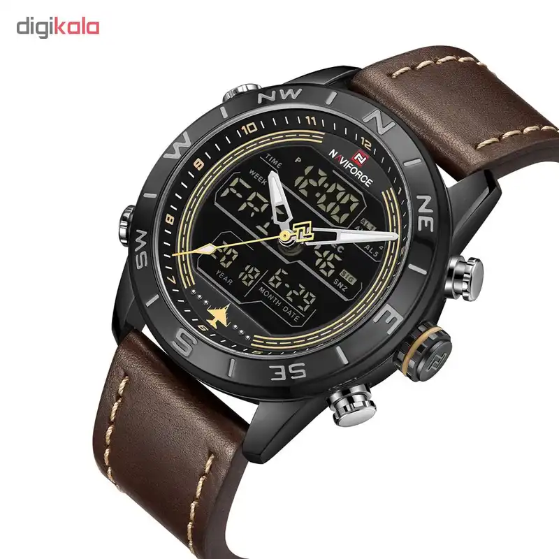 ساعت مچی عقربه ای مردانه نیوی فورس مدل NF9144M-BRBB