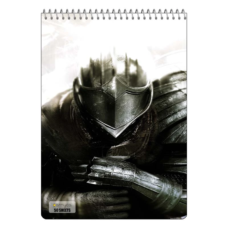دفتر نقاشی 50 برگ سیمی کارنیکا طرح Dark Souls کد 85973
