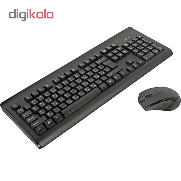 کیبورد و ماوس بی سیم ای فورتک مدل 6100F