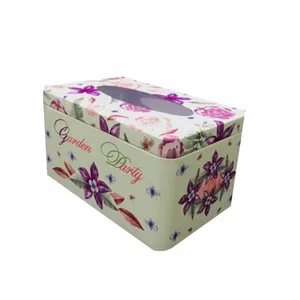 جعبه دستمال کاغذی مدل Flowers 63