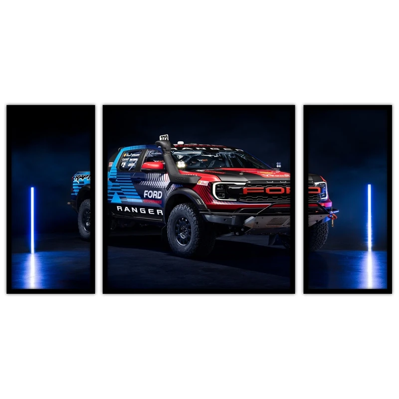 تابلو بکلیت طرح ماشین مدل B-bu3234 مجموعه 3 عددی