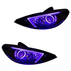 چراغ جلو خودرو گروه پژوهش صنعت مدرن مدل NX-Pple مناسب برای پژو 206 بسته دو عددی