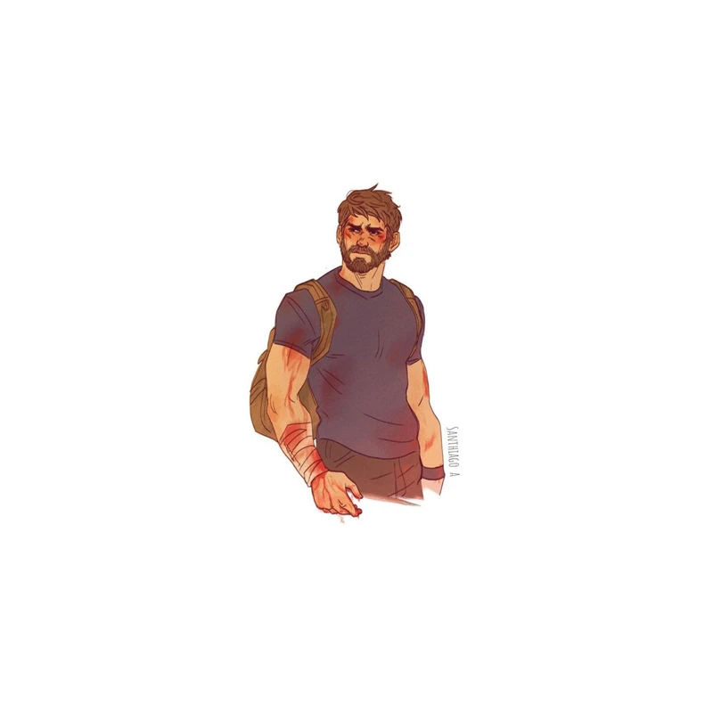  استیکر لپ تاپ و موبایل مدل بازی طرح  لست اف اس the last of us کد 2160