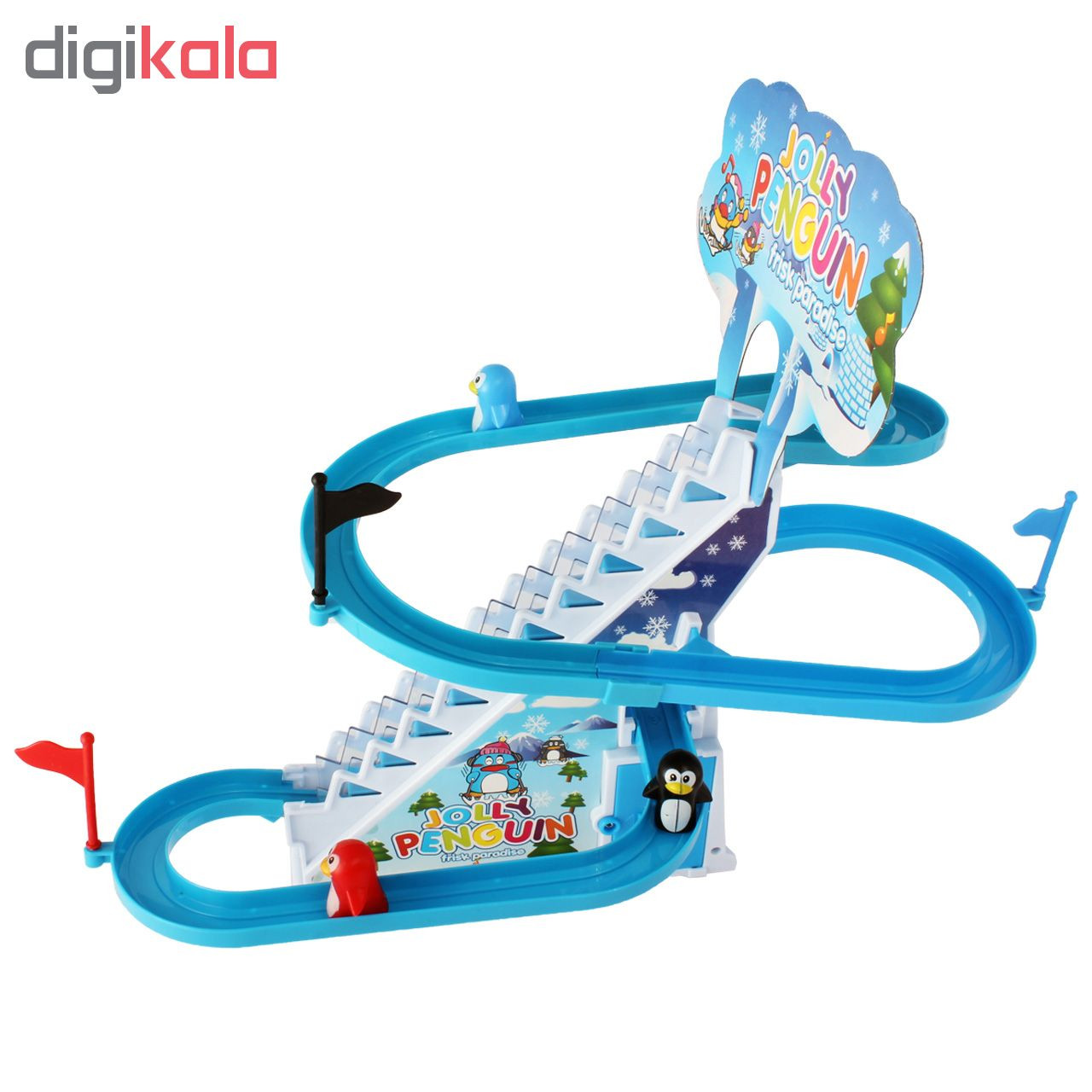 اسباب بازی پله برقی پنگوئن مدل Jolly Penguin