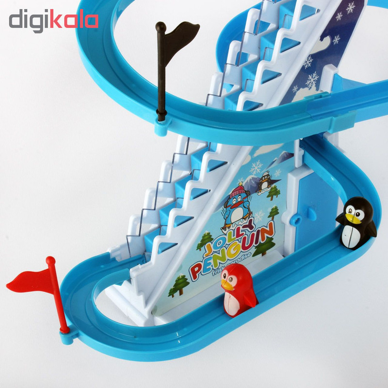 اسباب بازی پله برقی پنگوئن مدل Jolly Penguin