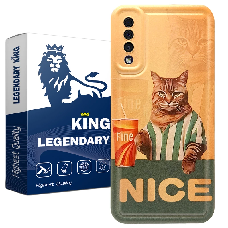 کاور لجندری کینگ مدل گربه زندانی مناسب برای گوشی موبایل سامسونگ Galaxy A50/A50s/A30s
