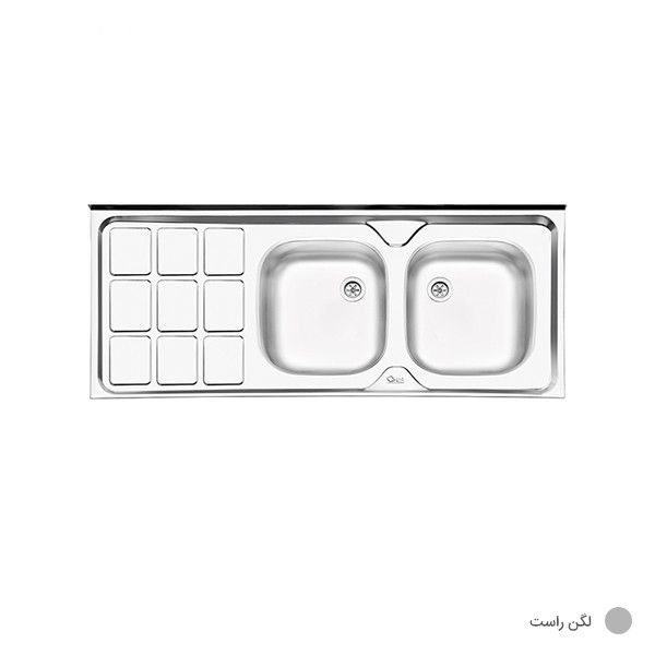 سینک ظرفشویی ایلیا استیل مدل 233 روکار