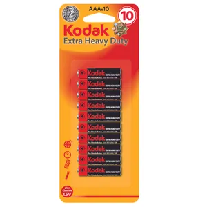 باتری نیم قلمی کداک مدل Extra Heavy Duty بسته 10 عددی