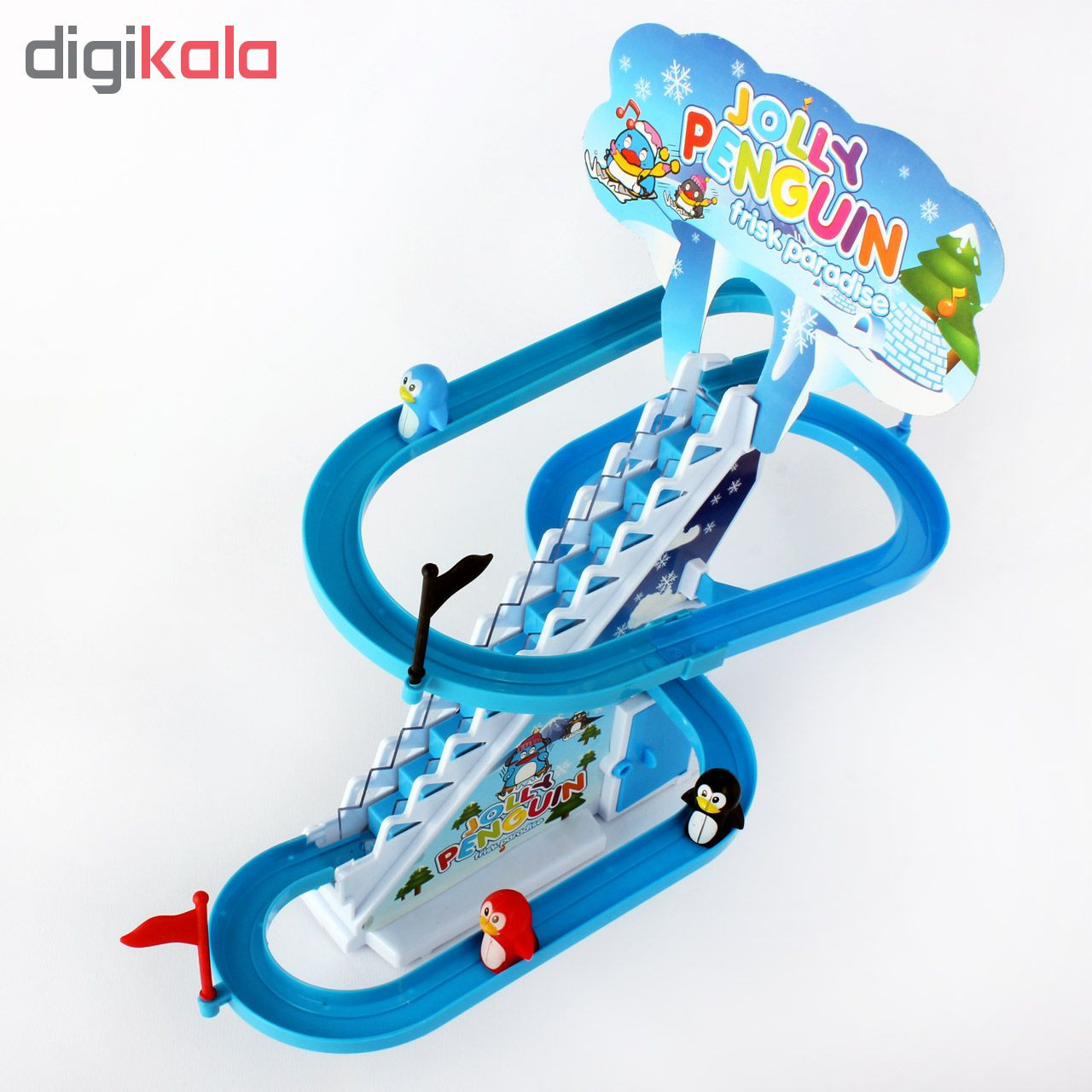 اسباب بازی پله برقی پنگوئن مدل Jolly Penguin