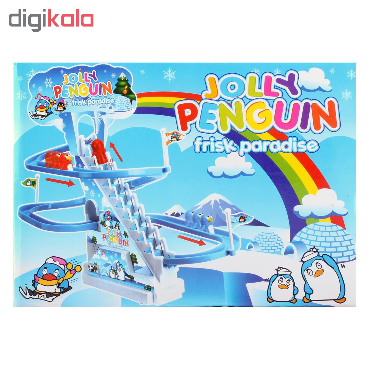 اسباب بازی پله برقی پنگوئن مدل Jolly Penguin