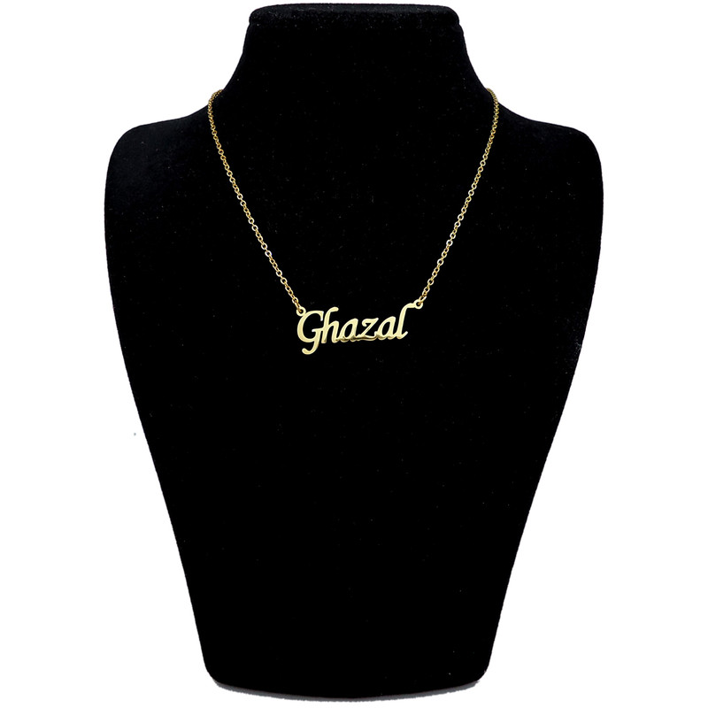 گردنبند آی جواهر طرح غزل کد 1100107GE گردنبند آی جواهر طرح غزل کد 1100107GE