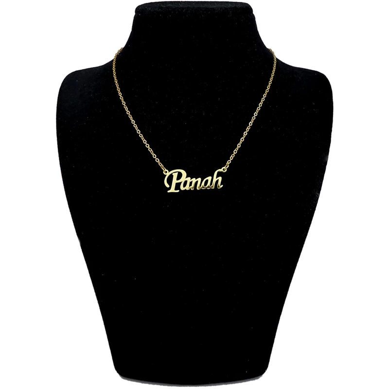 گردنبند آی جواهر طرح پناه کد 1100107GE