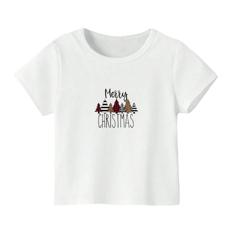 تی شرت آستین کوتاه بچگانه مدل نوشته کریسمس کد 15