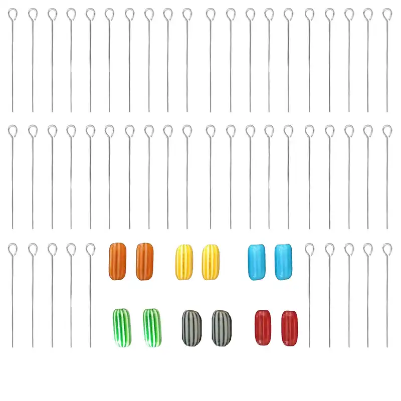 ملزومات ساخت گوشواره مدل P کد MEL-SIL مجموعه 62 عددی