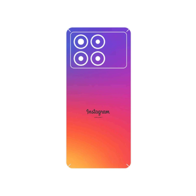 برچسب پوششی ماهوت مدل Instagram مناسب برای گوشی موبایل شیائومی Poco X6 Pro