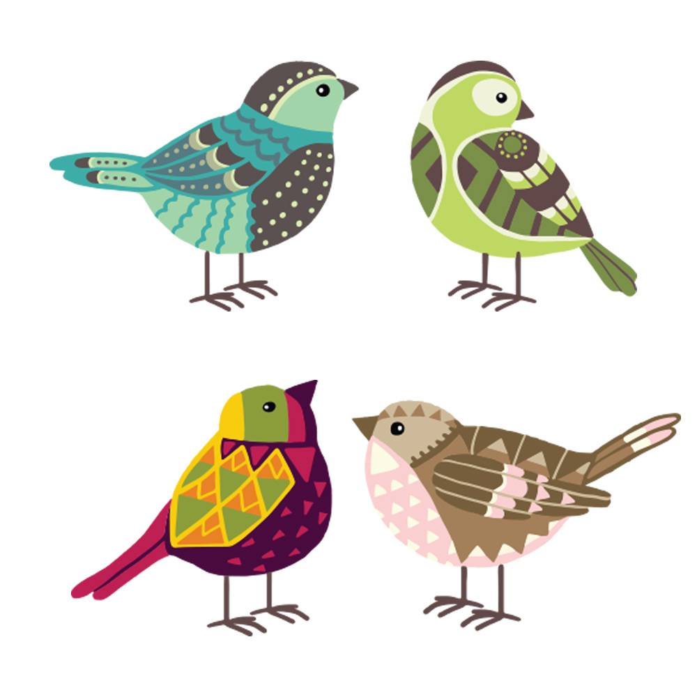 نقد و بررسی استیکر کلید و پریز مدل پرنده های رنگی رنگی BCF مجموعه 4 عددی توسط خریداران
