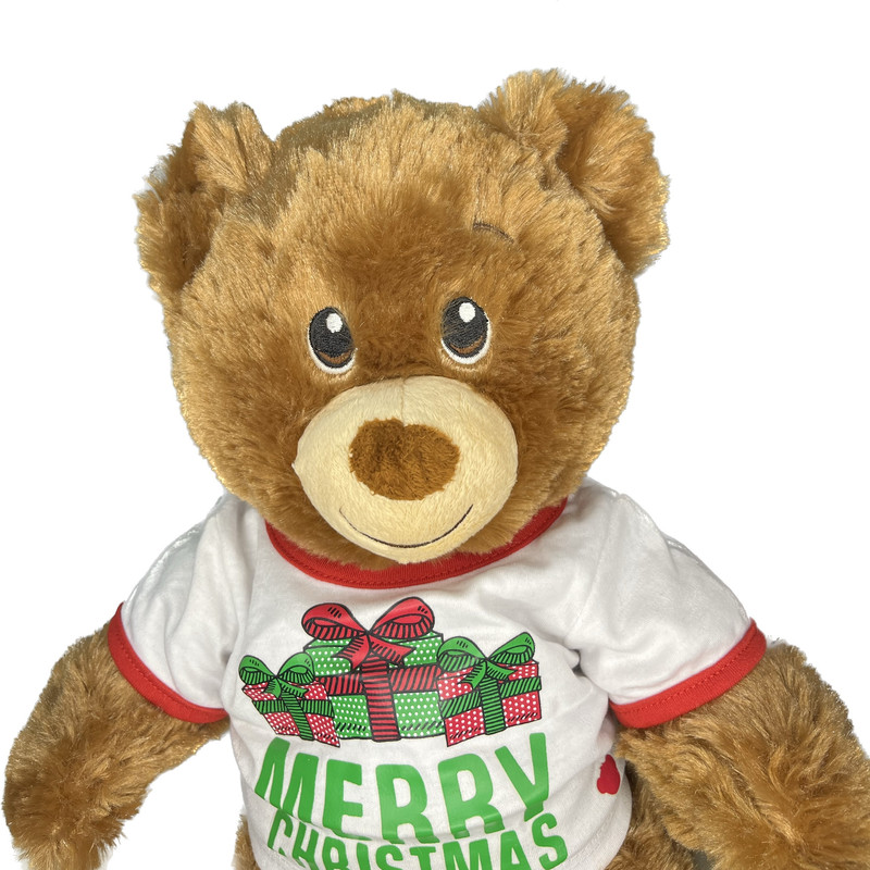عروسک طرح خرس مدل Build a Bear Teddy Bear  کد SZ13/1184 ارتفاع 41 سانتی‌متر
