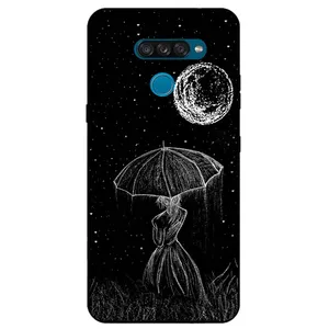 Megafone Girl and Moon 1369 Cover For LG K50S