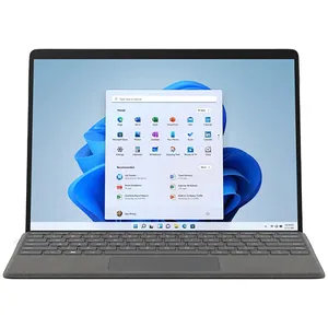 تبلت مایکروسافت مدل Surface Pro 8 LTE ظرفیت 256 گیگابایت و رم 16 گیگابایت به همراه کیبورد Black Type Cover Signature Keyboard