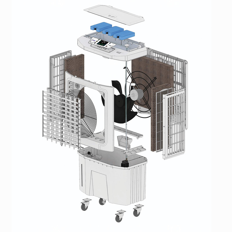 کولر سلولوزی نیرو تهویه البرز مدل ONE COOL