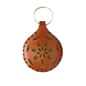 سرکلیدی چرم آلین مدل اسلیمی