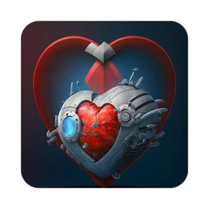 زیر لیوانی کاکتی مدل عاشقانه کد mp12615