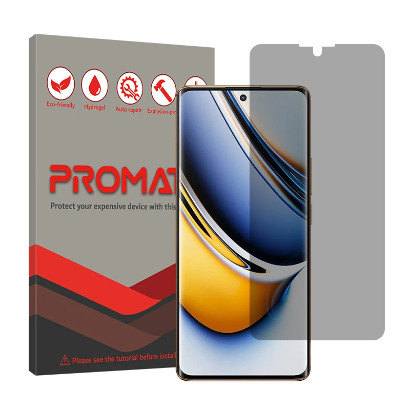 محافظ صفحه نمایش حریم شخصی پرومیت مدل Resistant مناسب برای گوشی موبایل ریلمی 11 Pro Plus