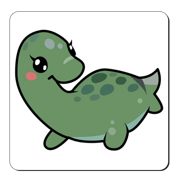  زیر لیوانی طرح هیولای دریایی بامزه کد nzl233