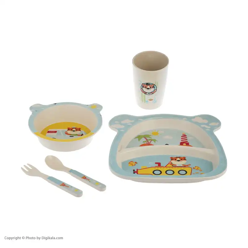 ظرف غذا 5 تکه کودک مدل LighthouseNew