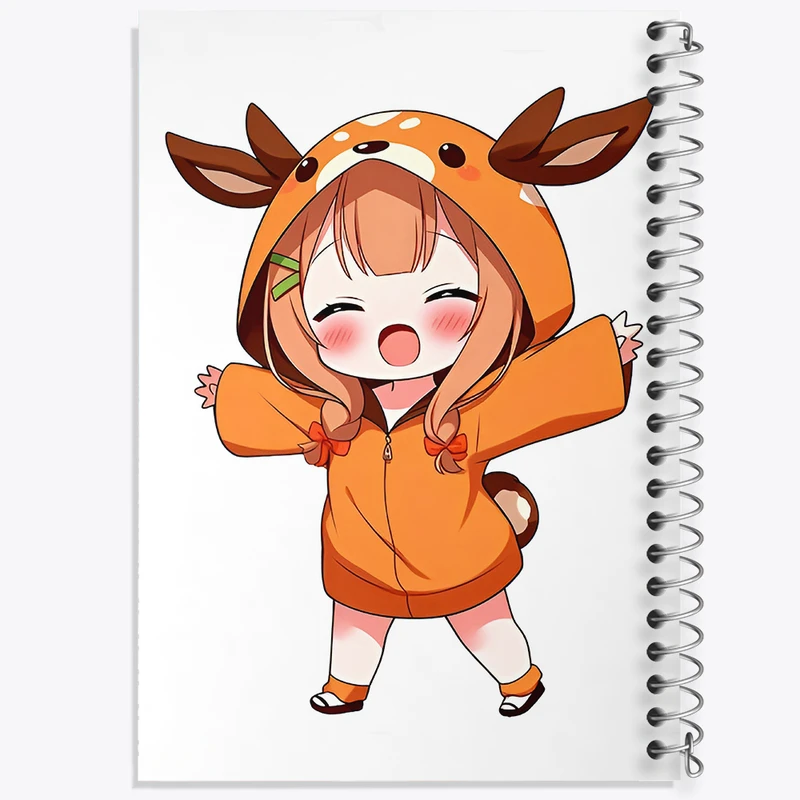 دفتر نقاشی 50 برگ خندالو طرح دخترانه کیوت کد N2092