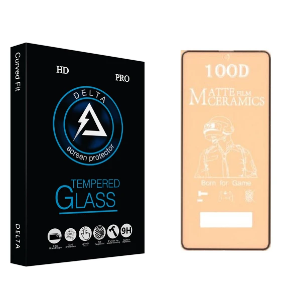 محافظ صفحه نمایش مات دلتا مدل Fit مناسب برای گوشی موبایل شیائومی POCO X3