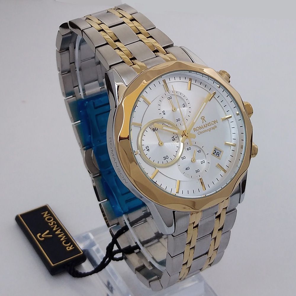ساعت مچی عقربه‌ای مردانه رومانسون مدل ضدآب بندفلزی کد 290 -  - 3