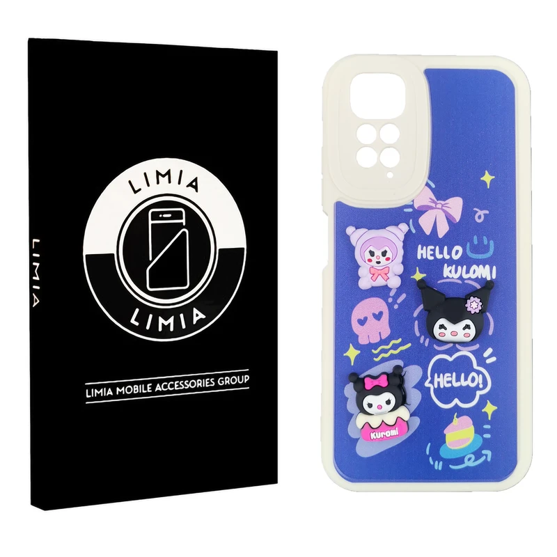 کاور لیمیا مدل فانتزی لنزدار ژله ای طرح عروسکی برجسته مناسب برای گوشی موبایل شیائومی Redmi Note 11s 4G