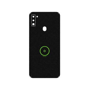 MAHOOT Minimal Power Button Cover Sticker for Samsung Galaxy A11