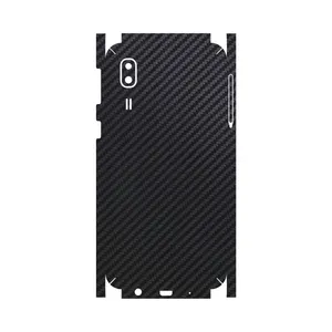 MAHOOT Black-Carbon-Fiber-FullSkin Cover Sticker for Samsung Galaxy A2 Core