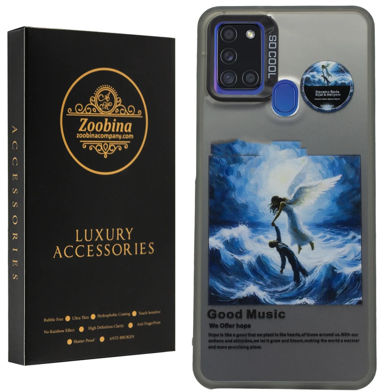 کاور زوبینا مدل Wamor مناسب برای گوشی موبایل سامسونگ Galaxy A21S