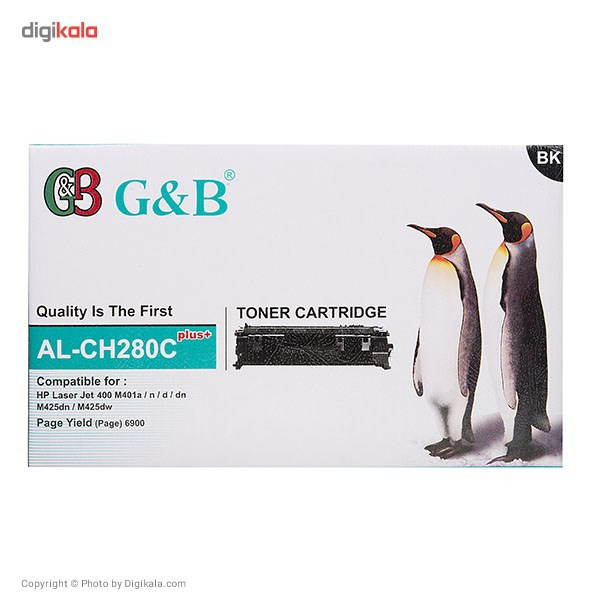 تونر مشکی جی اند بی مدل AL-CH280C Plus