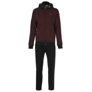 ست هودی و شلوار مردانه بیلسی مدل 61E0113-2IP-SIYAH-BORDOMIX