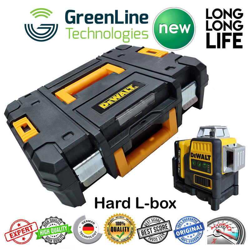 تراز لیزری مدل 3 بعدی 3D -T 360 نور سبز Hard Box