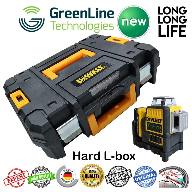 تراز لیزری دیوالت نور سبز مدل Green 12 Lines - 360 3D